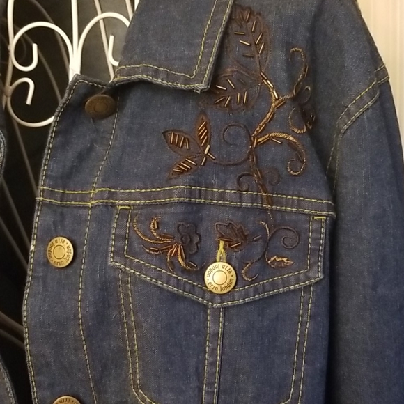 Erin London denim jacket - Picture 2 of 8